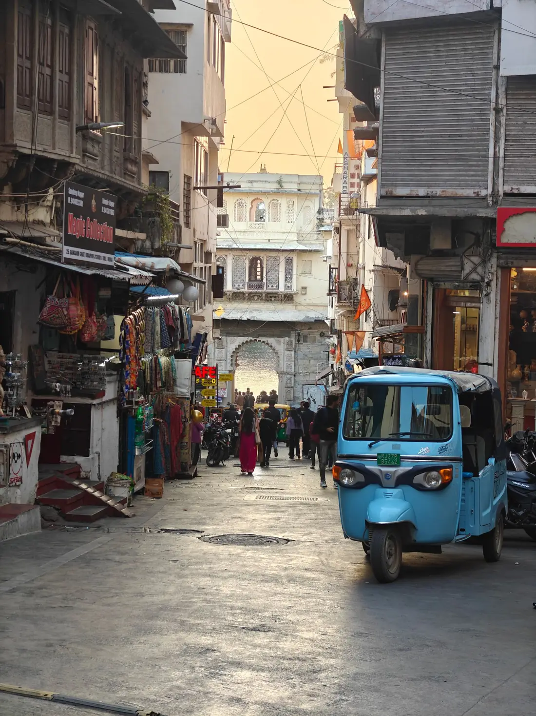 An old street in a hometown